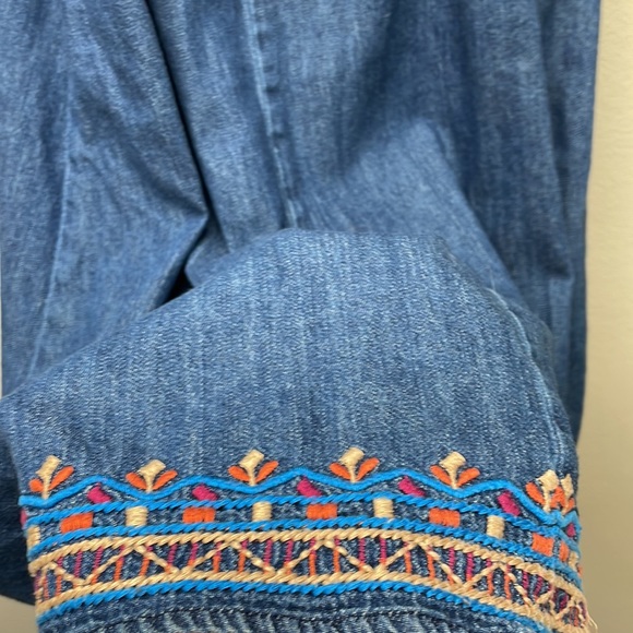 Gap embroidered denim dress - Picture 5 of 6